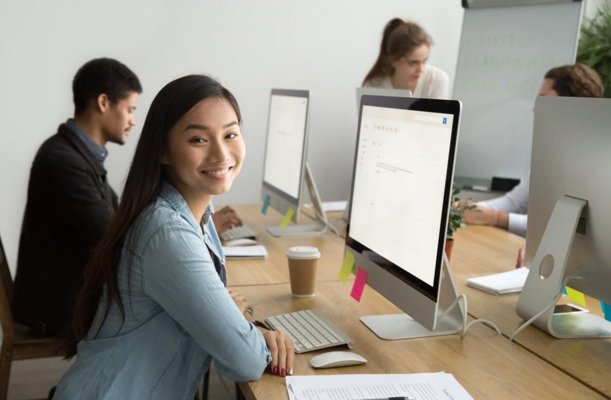 Professional editing workspace setup showing dual monitor configuration