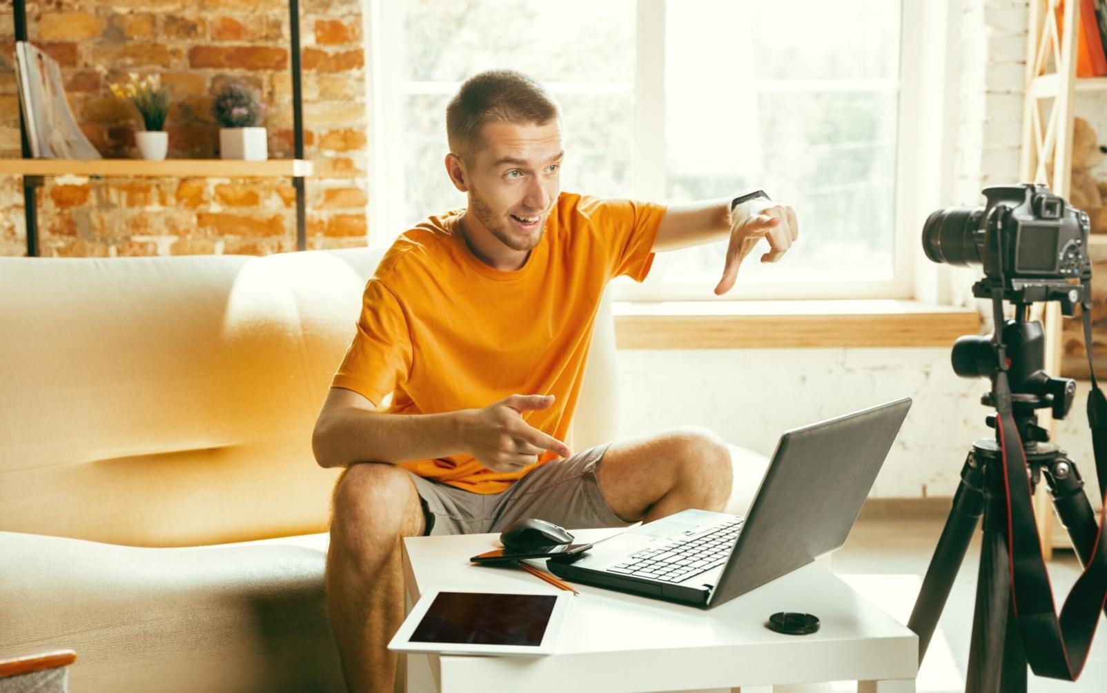 Close-up of hands working with professional editing controls